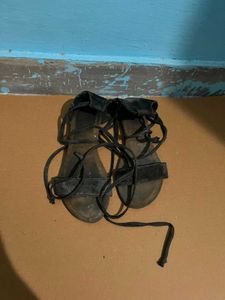Black Gladiator Sandals