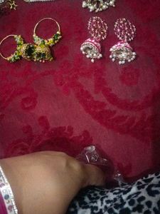 Sparkling Statement Earrings Set