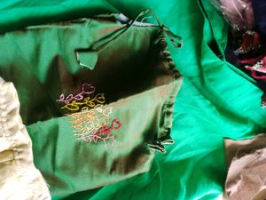 Green Embroidered Dress
