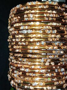 Golden Chudi Set