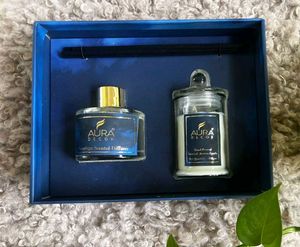 Candle And Diffuser Gift Set (Blue Sage &amp; Lavender