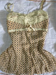 Y2k Butter Yellow Top