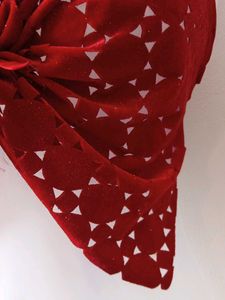 Red Butterfly Cut Out Crop Top From London