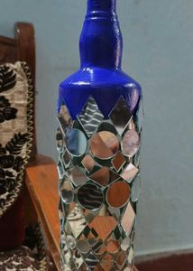 Blue Mirrored Bottle
