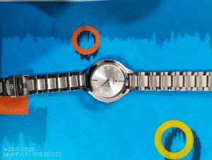 Titan Silver Watch