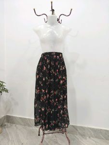 Floral Medi Skirt