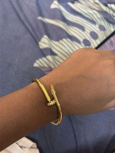Cartier Gold Nail Bracelet - Baby Size