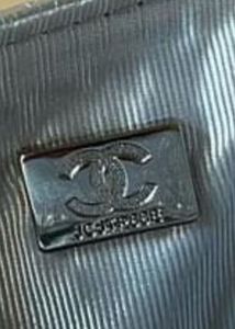 Authentic Chanel Metallic Silver Mini Flap Bag
