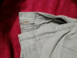 Grey Pant With Zip Pocket