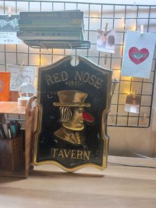 Vintage Metal Sign "Red Nose Tavern"