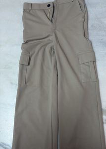 Beige Cargo Pants