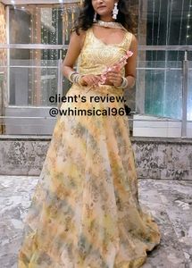 Multicolour Ready To Wear Lehenga Choli