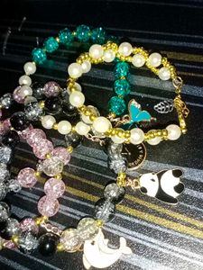 Cute Charm Beaded Bracelets(pack of random 2)