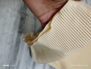 Cream Wide Leg Pants