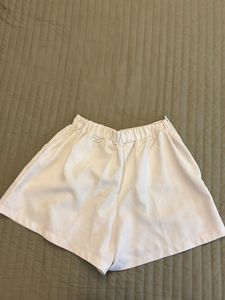 White Shorts and Blazer style crop top CO ORD SET