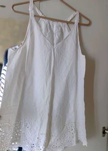 White Cotton Top