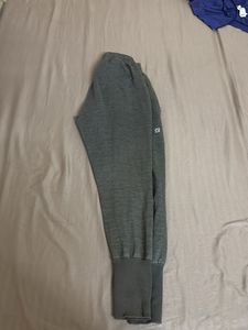 Comfy olive Grey solid cotton Joggers