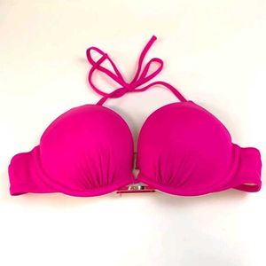 Hot Pink Bikini Top 34c