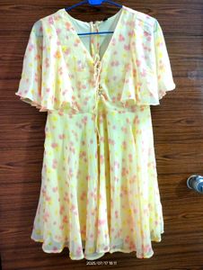 Floral Print Mini Dress Top