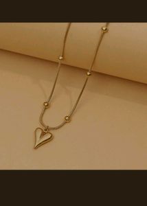 Heart Pendant Chain (Anti Tarnish)