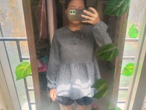 oversized korean top
