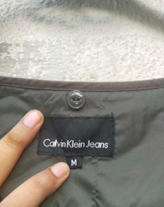 Calvin Klein Jeans Olive Vest - Size M