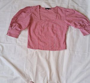 Puff Sleave Crop Top❤