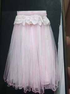Pink Lace Tulle Party Dress