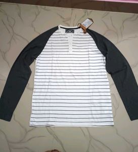 Long Sleeve Henley Shirt (Size S)