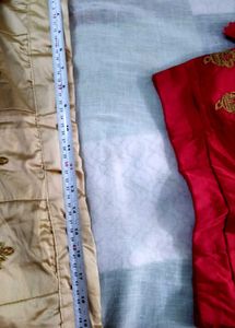 Elegant Gold Embroidered Lehenga Set