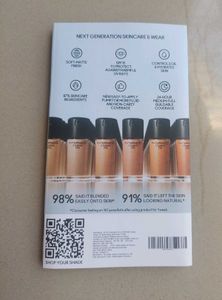 Mac Studio Fix Foundation Samples
