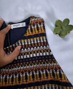 Mango Knitted Mini Dress