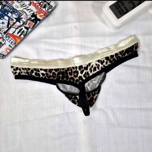 Animal Print Thong