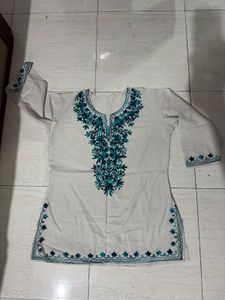 Embroidered Kurti Top