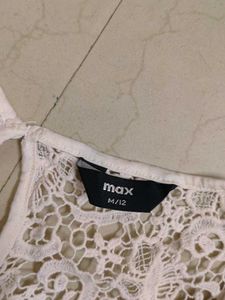 Max Off White Lace Tank Top