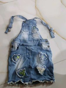 Kids Skirt Dungree With Gallace