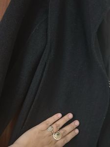 Elegant Black Trench Coat