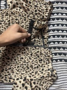 Tiger Print Top