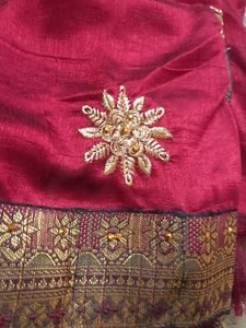 Party Wear Saree Bilkul New Hai With Tag
