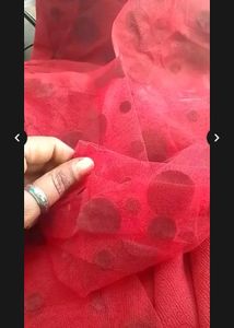 Red Polka Dot Sleeve Top