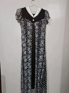 Black & White Night Gown
