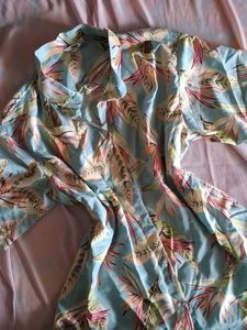 Floral Hawaiian Print Shirt