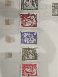 Vintage Romanian Stamp Collection