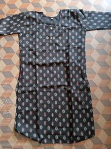 Black Printed Kurti