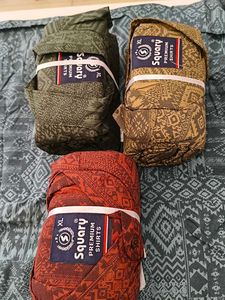 Elegant Full Sleeve Ethnic Shirts in Earthy Tones