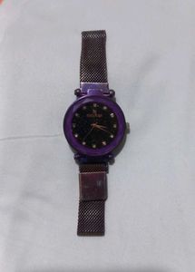 Stylish Magnetic Purple Watch