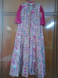 Beautiful Indo Western Gown With Skirt