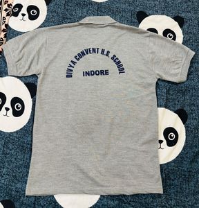 Gray Graphic Print T-Shirt