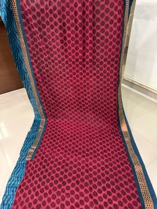 Vintage Polka Dot Saree