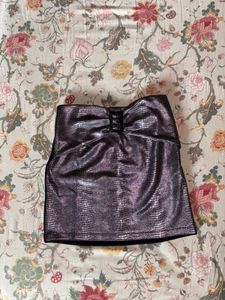 💿✮˚.⋆y2k silver mini skirt 💿✮˚.⋆